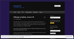 Desktop Screenshot of macgrunt.com